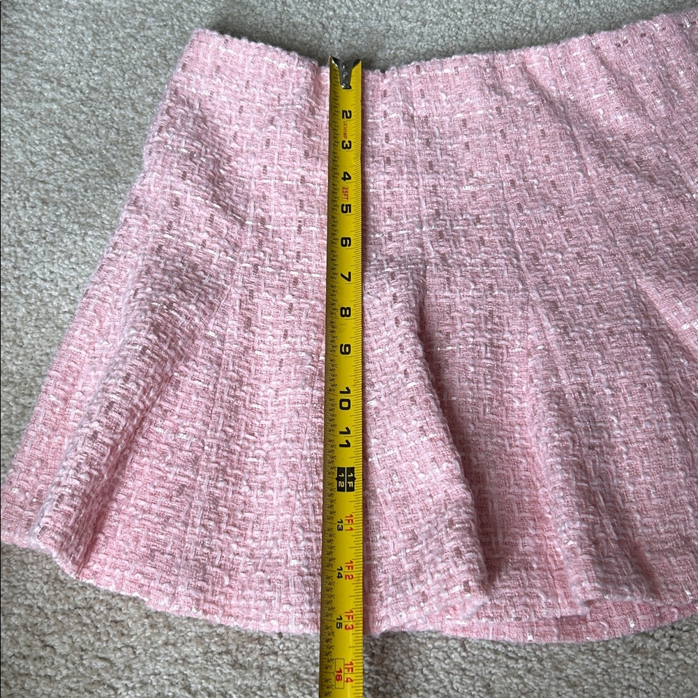 New Alice and Olivia Zona tweed Godet miniskirt - Picture 8 of 12